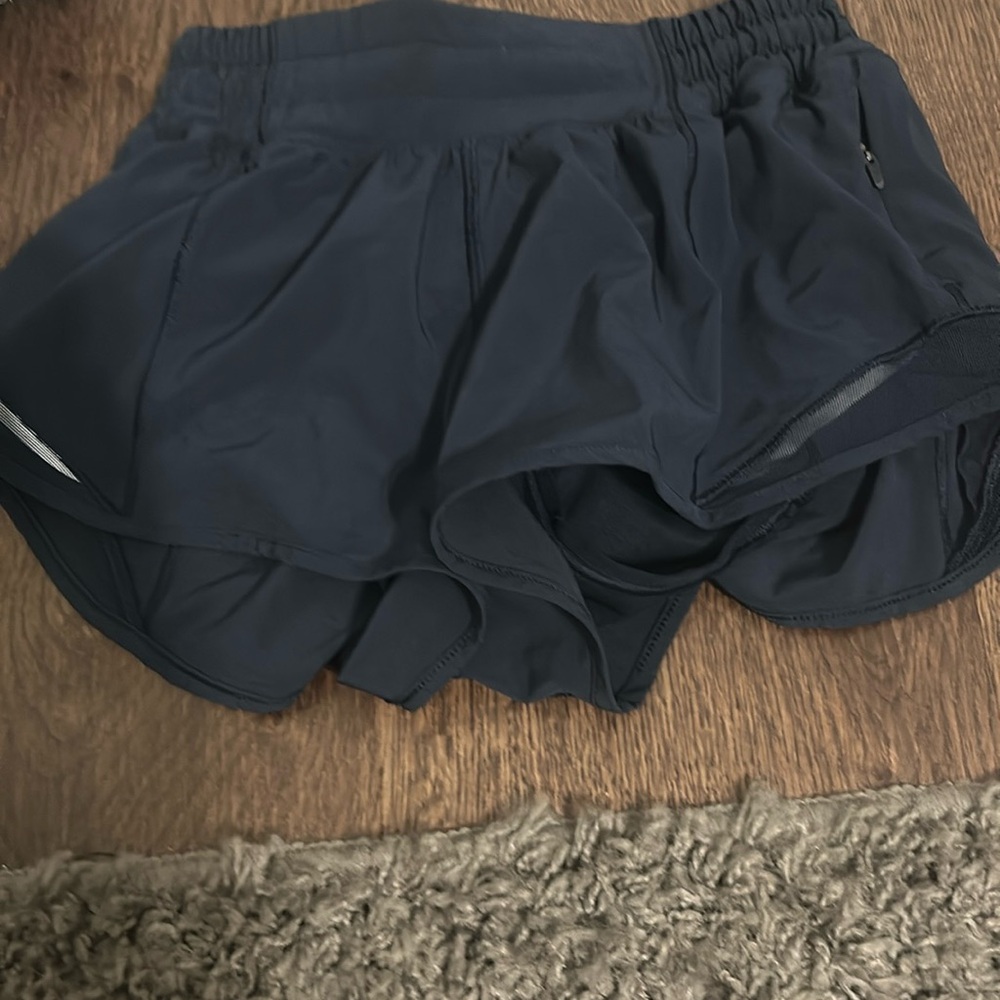 Navy Hotty Hot Lululemon Shorts 2.5